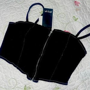 Nasty Gal Denim corset